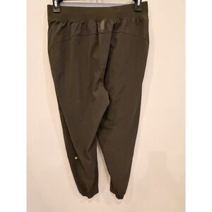 Lululemon Womens Size 10 Olive Green Jogger Pants Drawstring Athletic